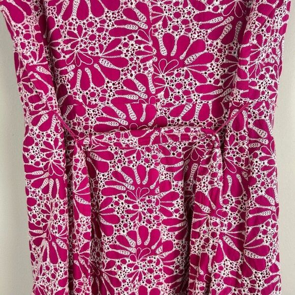 LOFT Pink Floral Mini Dress - Picture 8 of 9